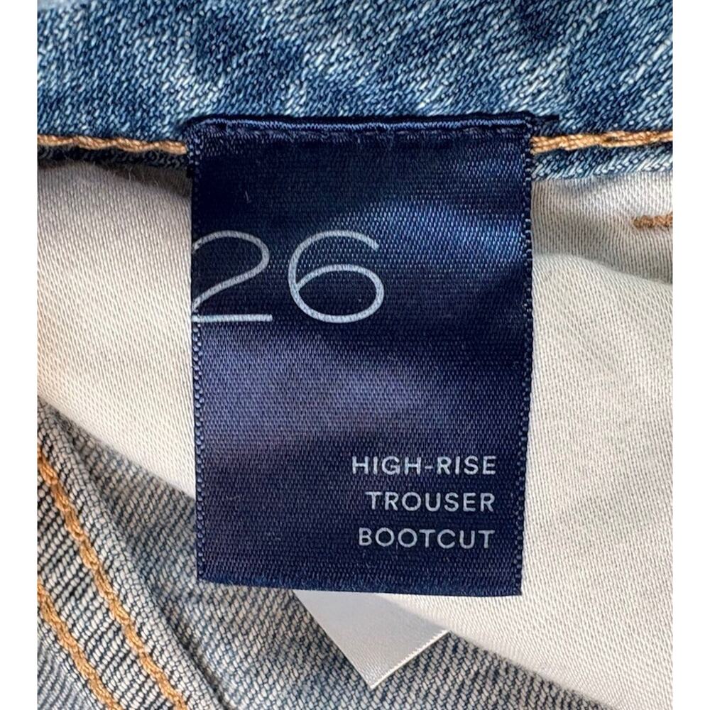 Pilcro NWT $148 Women’s High Rise Trouser Bootcut Jeans Size 26 Blue Ap - Picture 7 of 13